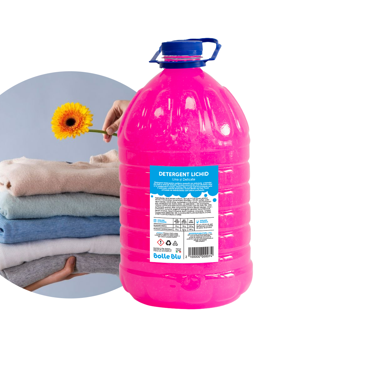 Detergent pentru rufe - Lînă și Țesături delicate