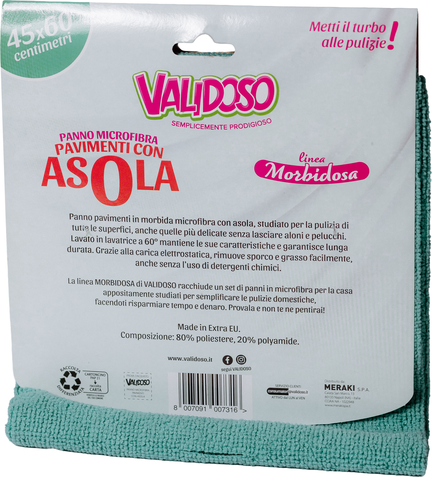 Lavetă Pardosea Asola 45x60