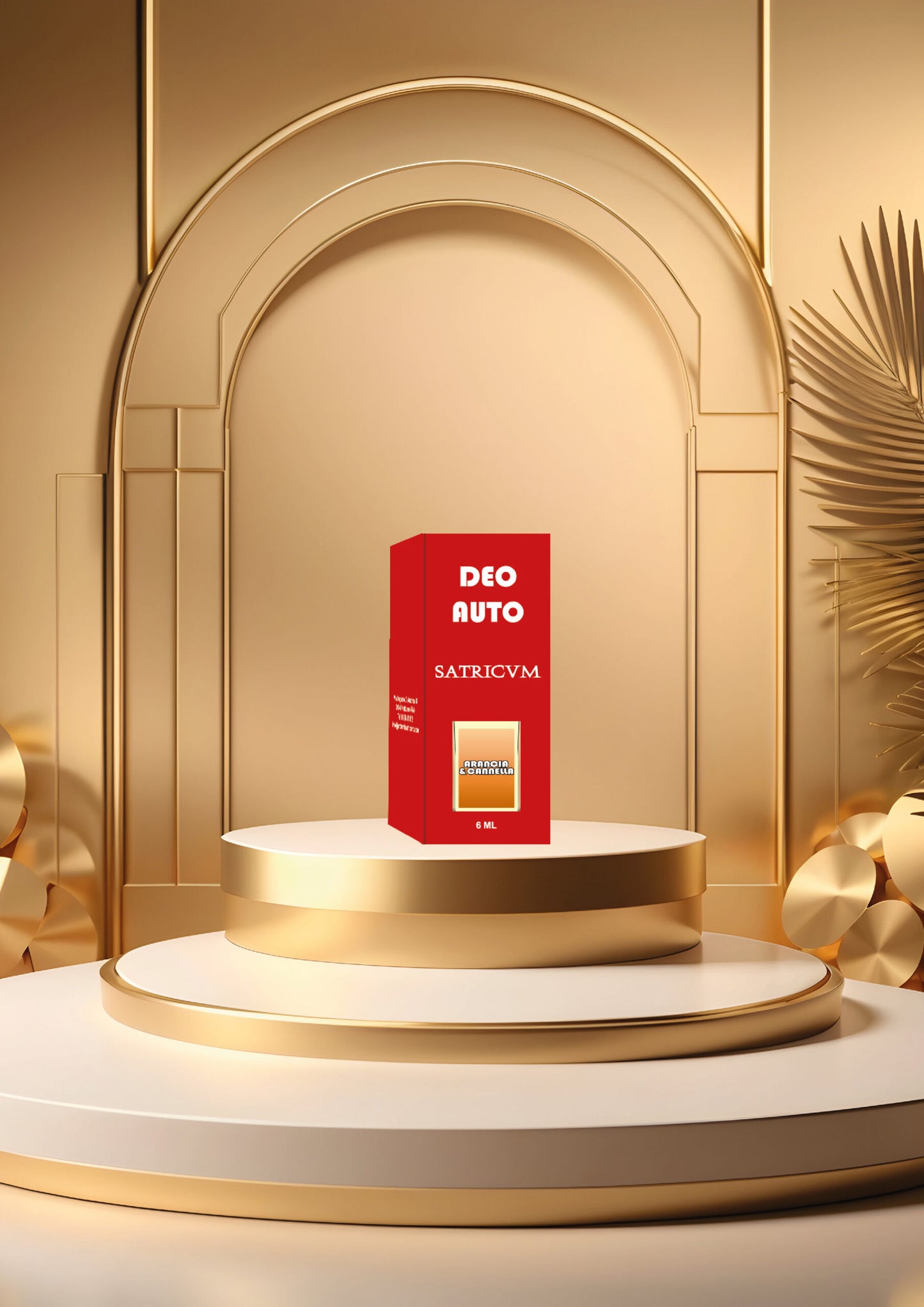 Дезодорант для автомобиля - Апельсин и корица 6 мл