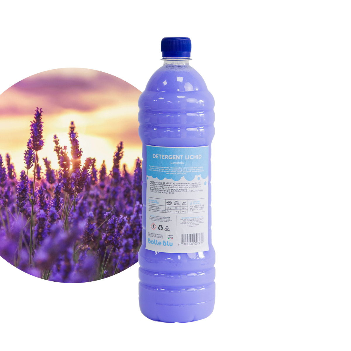 Lavanda detergent universal haine colorate