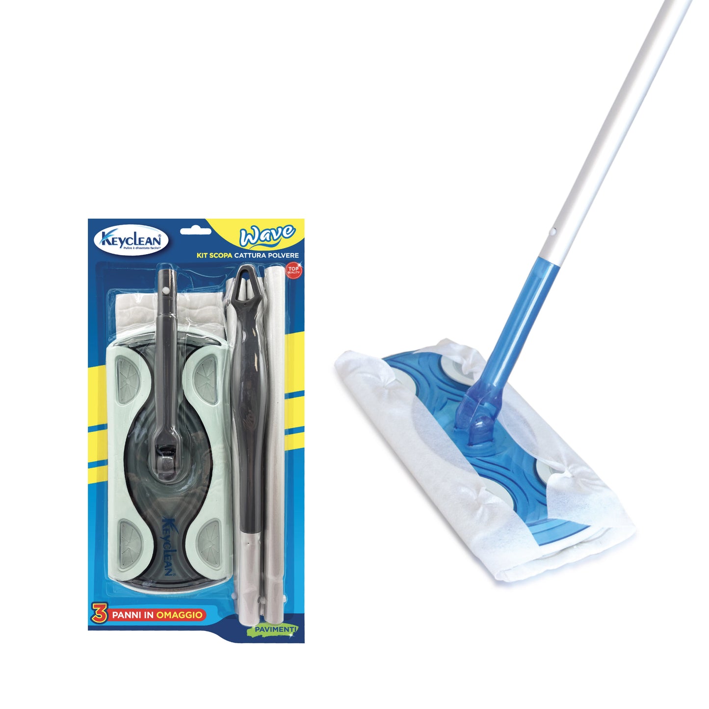 Dispozitiv de curățare a prafului cu mâner