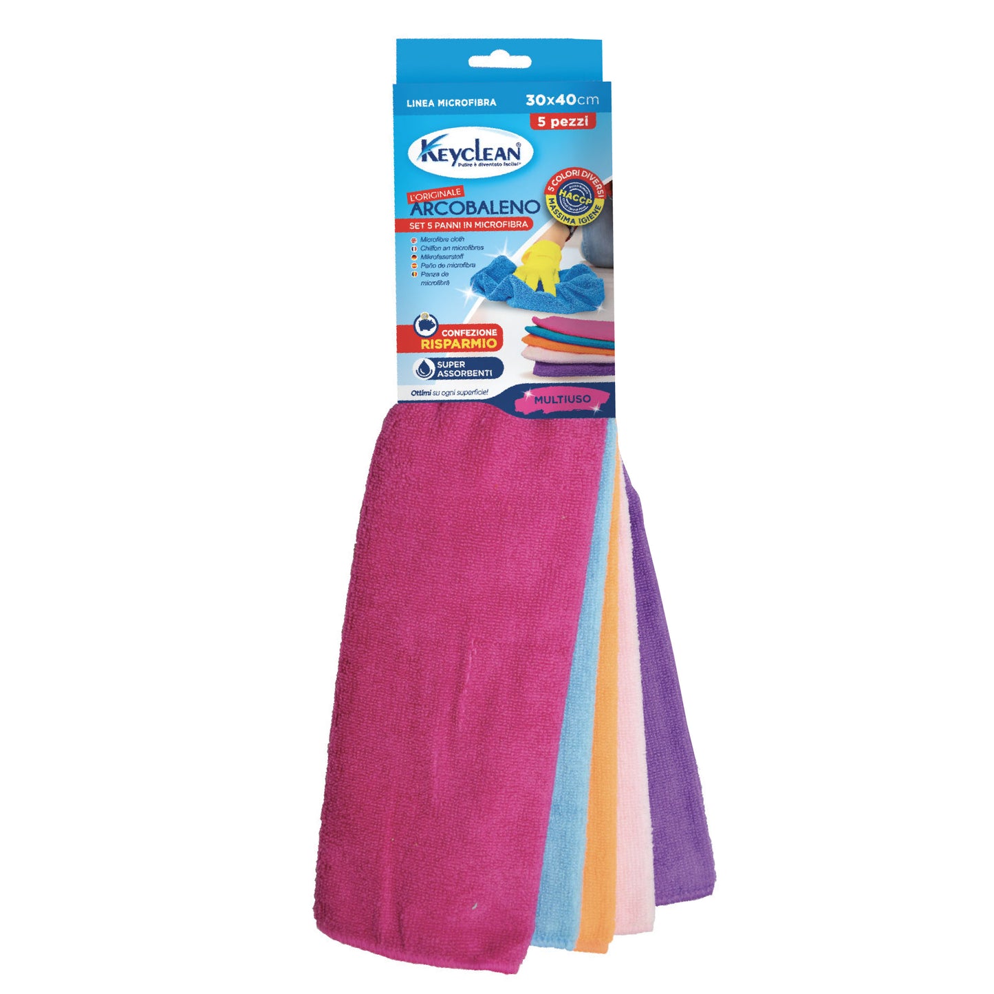 Lavete Multicolor 5 buc, 30x40