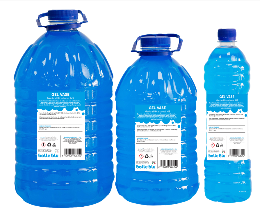 Menta și Bicarbonat – Detergent manual pentru vase