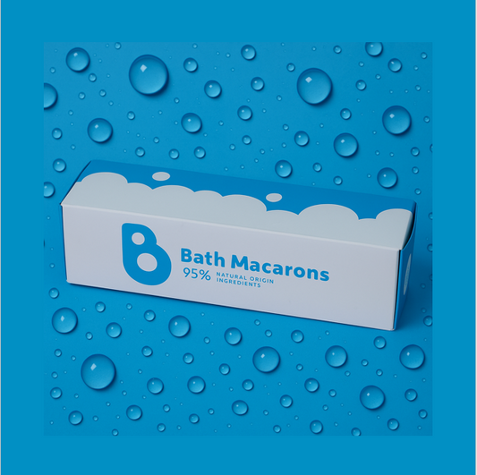 Set Macarons pentru baie - 6 buc