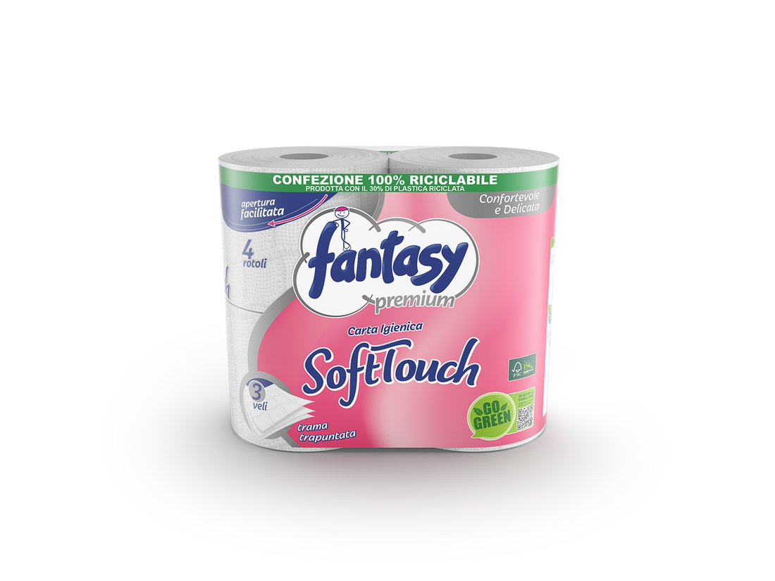 Hirtie igienica Soft Touch 4 rol 3 str