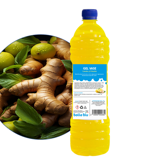 Lămâie & Ghimbir – Detergent manual pentru vase