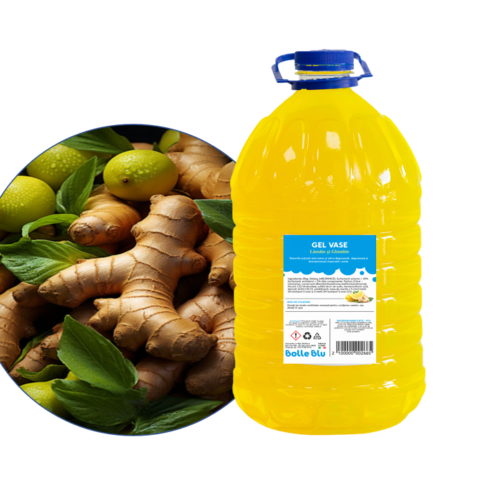 Lămâie & Ghimbir – Detergent manual pentru vase