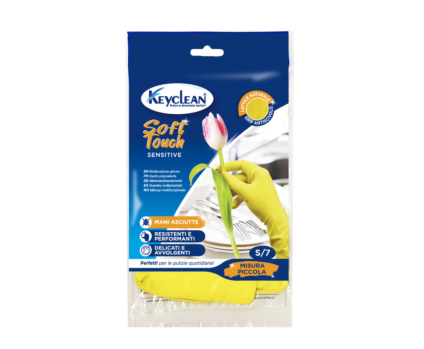 Mănuși multifuncționale din latex natural,  S