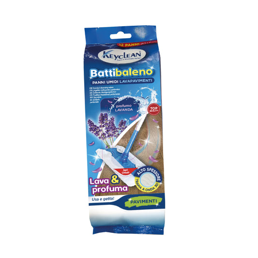 Șervețele umede pentru pardoseli - Lavandă, 12 buc