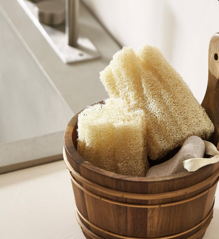 Натуральная мочалка из люфы