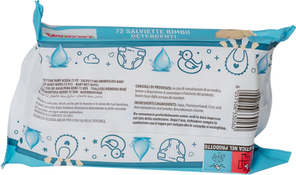 Șervețele umede Baby Acqua – 72 bucăți