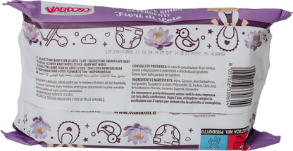Șervețele umede Baby Fiori di Loto – 72 bucăți