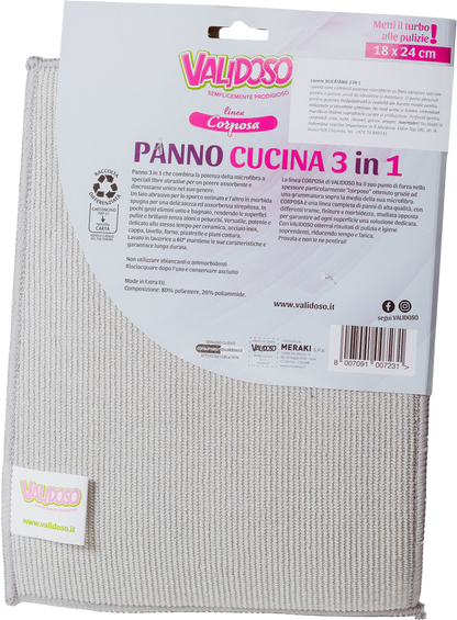 Lavetă Bucatărie - 3 in 1
