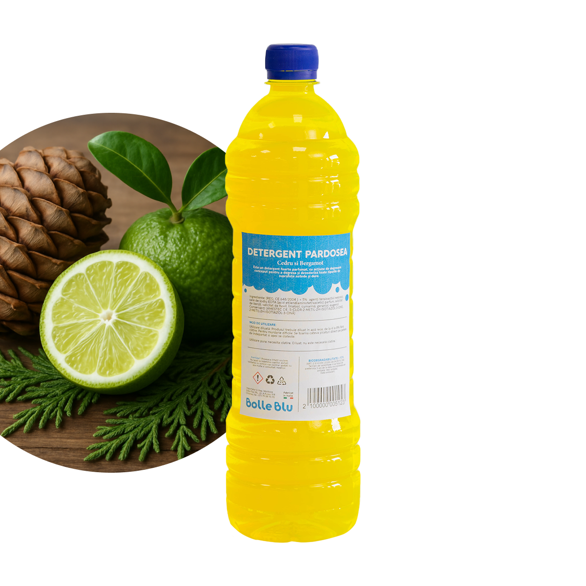 Detergent pardosea Cedru si Bergamot
