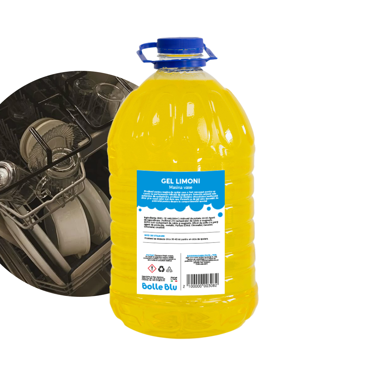 Gel Limoni masina vase Detergent pentu vase automat