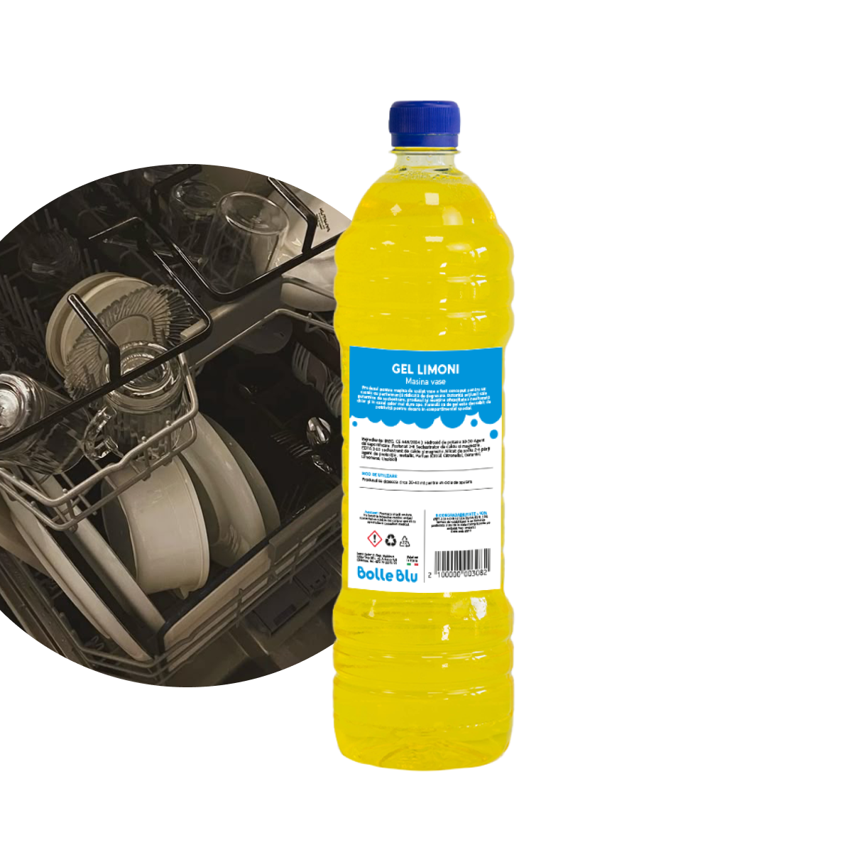 Gel Limoni-  pentru mașina automată de spălat vase